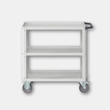 Carrello Clever Small con piano in acciaio aggiuntivo